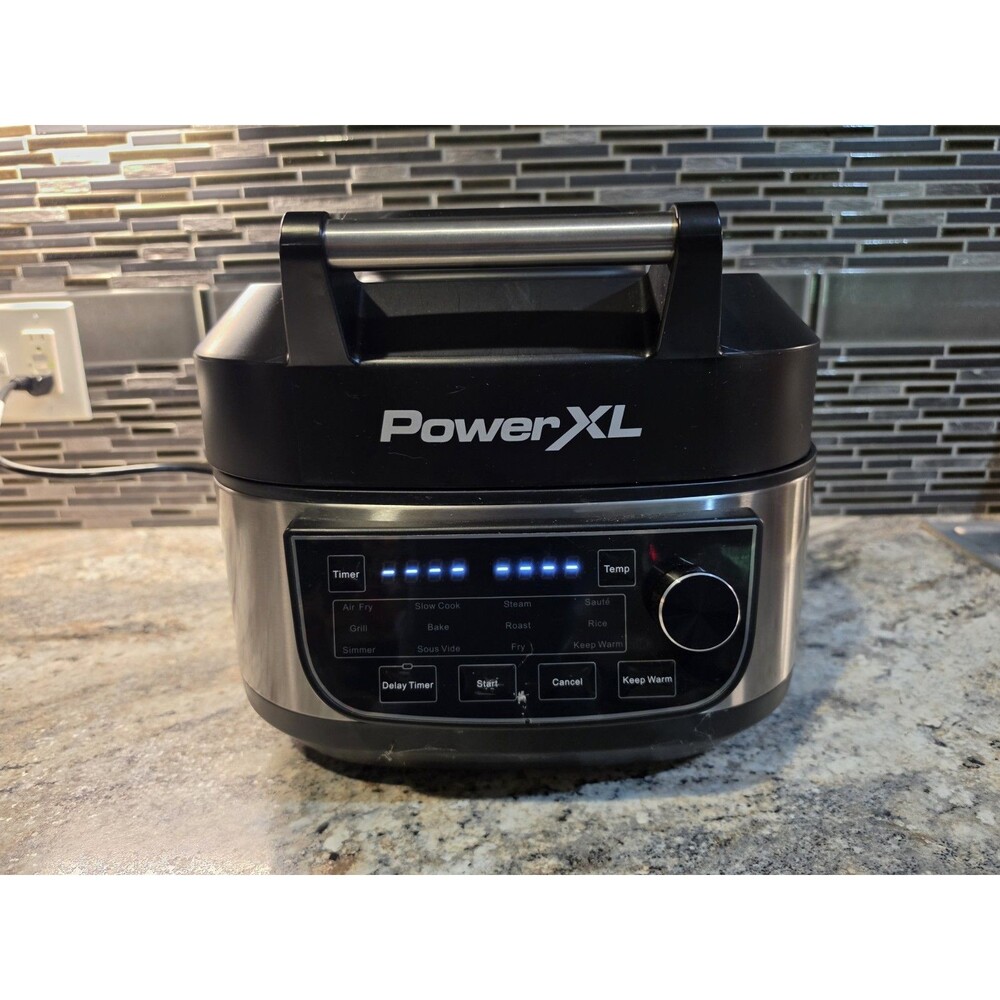 POWER XL Grill Air Fryer Combo 12 In 1 6 QT Nonstick Model MFC-AF-6B